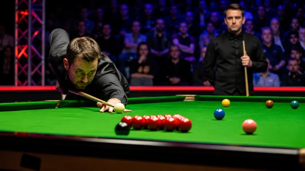 Professional snooker match