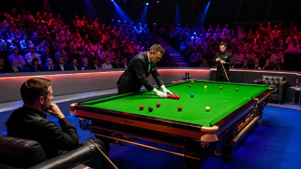 Professional snooker match